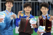 フィギュア男子シングルでキム・ヒョンギョムが金メダル…韓国勢初の快挙　冬季ユース五輪