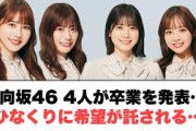 日向坂46 4人が卒業を発表… ひなくりに希望が託される…[日向坂46]