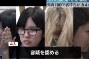 【画像】大久保公園の立ちんぼ4人、逮捕されて実名と顔を全国放送で晒される