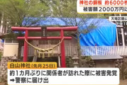 【静岡】「神様まつる場所土足で踏みにじる行為」誰が盗んだ？　神社の銅板６０００枚、被害額２０００万円以上…浜松市・白山神社