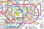 【速報】　東京の路線図、凄すぎる