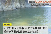 【悲報】滝つぼで嘔吐か下痢をすれば集団感染を起こせることが判明