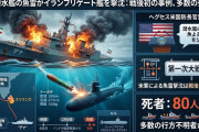 【卑劣？】インドで国際観艦式の合同訓練の帰り道､米潜水艦から突如魚雷発射「突然イラン艦を、騙し討ちで撃沈した」