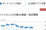 【悲報】にじさんじの株価、大暴落して値下がりランキング1位に…。なんでこんな事になってるんだ…？