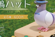 「鳩ハット」～ ハット(帽子)を被った「鳩」がフィギュアになってガチャに登場！