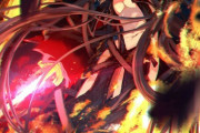 【FGO】戦う虞美人イラスト！！　戦うぐっさんも美しいです！！