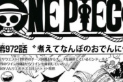 【ONEPIECE -ワンピース】972話　ワンピースの光月おでん遂に旅立つ......ワノ国の伝説も終幕へ　（画像あり）【ネタバレ・感想まとめ】