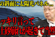 【悲報】ネット民「木を切って太陽光パネルって本末転倒過ぎてアホなんかと思う」