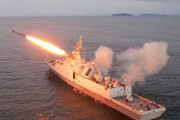 北朝鮮、新型の海軍艦艇から戦略巡航ミサイルの発射訓練を実施…金正恩氏が視察！
