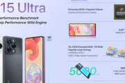 中国･UMIDIGI､Dimensity9000+搭載のハイエンドスマホ｢A15 Ultra｣を発売へ