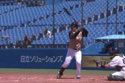 【GIF】日ハム・清宮の打撃フォーム、なんかおかしい