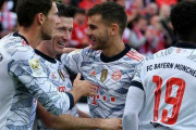 バイエルン、前半5得点でレヴァークーゼンに大勝！ブンデスリーガ第8節