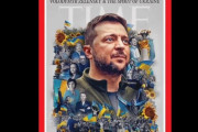 雑誌タイム・今年の人にウクライナのゼレンスキー大統領を選出！