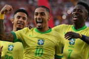 ブラジル代表、ベネズエラと1-1ドローで3連勝逃す…ハフィーニャ先制弾も追い付かれ、ヴィニシウスはPK失敗