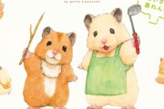 イラスト本「ハムスター助六の日常 森のちいさな暴れん坊」予約開始！待望の第3弾が登場