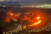 【速報】ロサンゼルスの街、大火事