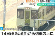 JR十日町駅に停車中の列車の屋根の上から男性の遺体が見つかった件、事件性は低い模様