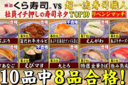 【朗報】無添くら寿司、超一流のお寿司屋さんだった