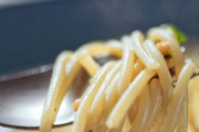 ペペロンチーノ。あだ名は素パスタ。こんなのが日本で1500円って信じられない。