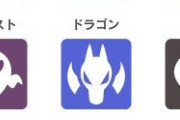 ポケモンSVのタイプアイコン、ドラゴンのモデルがリザードン