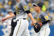 阪神ガンケル６回０封、因縁ヤクルト打線抑え込んだ