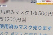 【朗報】女の使用済みマスク、SNSで売れまくる。もう終わりだよこの国…