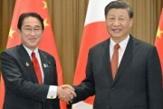 【速報】岸田首相「日中両国は共存共栄。明るい未来を築くために協力したい」「中国はブイを撤去し、水産物禁輸撤廃を」　日中首脳会談で