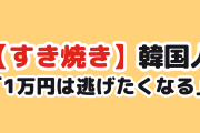 【衝撃】韓国人「東京のすき焼き、1人前9000円で逃げ出したくなった」
