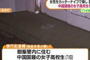 【北海道】カッターナイフで脅し現金を奪おうと…　強盗未遂で中国国籍の女子高校生を逮捕