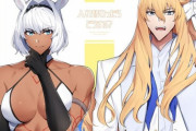 【FGO】さばもりさんのキリ様＆カイニス本の表紙イラスト！！　カイニスとキリ様のコンビ好きです！