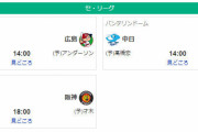 【悲報】セ・リーグ、今カード全て3タテ濃厚