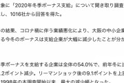 中小企業ボーナス出る54％28万7604円無し46%平均14万円と判明 |  公務員最強か  |  嫌なら大企業や公務員に転職したらいいじゃないか。