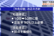 警察庁、外免切替を厳格化へ「短期滞在のホテル住所は不可で10問から50問に増やす」