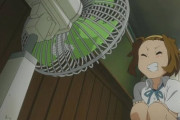 彡(ﾟ)(ﾟ)「あっついなぁ」(´・ω・｀)「扇風機つけようか」