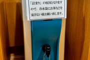くら寿司とかでコップを押して注ぐタイプのドリンクサーバーあるけどさ
