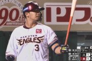 楽天3浅村栄斗(30).269(483-130) 18本 67打点 96三振 101四球 出塁率.396 OPS.820