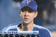 平良拳太郎　 防御率1.72（1位） QS率100%（1位）投球回数52.1（3位） 勝利数3（9位）