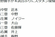 【ヤクルト対阪神6回戦】７番捕手梅野隆太郎