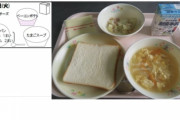 【画像】大阪の給食　マジで豚の餌になる