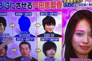 【画像】戸田恵梨香の歴代彼氏一覧がこちらwww