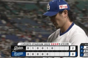 中日・涌井 6回2失点 7敗目