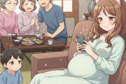 【悲報】妊婦様コトメ、義妹の世話を丸投げして寝そべってスマホポチーwww