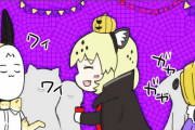【けものフレンズ】ジャガーとコツメカワウソちゃんのハロウィン