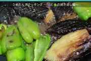 【SKE48】荒野姫楓のナスとピーマンの油炒めが美味しそう！！！
