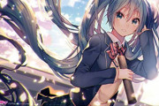 《初音ミク》横型Ｂ２タペストリー「しおみづＶｅｒ.」予約開始！3月31日発売！！！