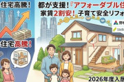 【速報】東京都が住宅を購入し子育て世帯などに安価で提供『相場よりも2割程度安く提供！独身？アパートから納税でもしてろ』