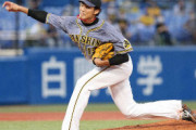 阪神・梅野が“梅ちゃんバズーカ”で藤浪救う　山崎の二盗阻止