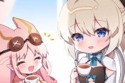 【FGO】一緒にティータイムを過ごすモルガン様＆ハベにゃん！！　微笑ましい光景好きです