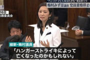 梅村みずほさん、維新から党員資格停止６か月の処分を下されてしまう