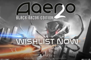クールな異世界を駆け抜ける爽快レールリズムシューティングゲーム『Aaero2: Black Razor Edition』が発表に